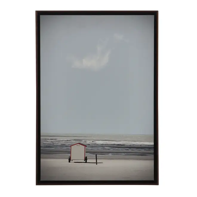 QUADRO 35 CM X 50 CM CARRITA - NOZES/AZUL CLARO - Foto 2