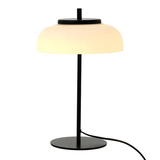 LUMINÁRIA DE MESA LED CURVED - PRETO/FROST - Foto 2
