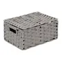 CESTO DOBRÁVEL 34 CM X 24 CM X 15 CM NID - CINZA PROVENCE - Foto 4