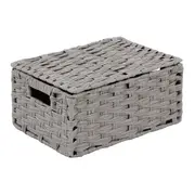 CESTO DOBRÁVEL 34 CM X 24 CM X 15 CM NID - CINZA PROVENCE - Foto 4