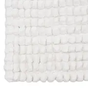 TAPETE 90 CM X 60 CM BUBBLY - BRANCO - Foto 2