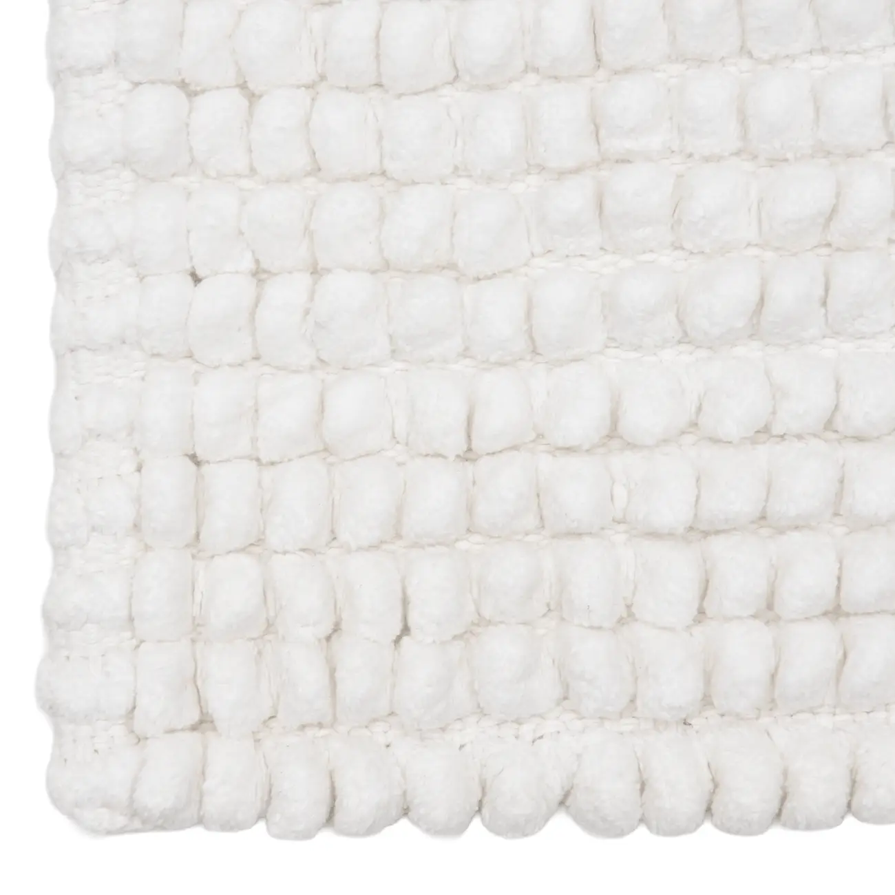 TAPETE 90 CM X 60 CM BUBBLY - BRANCO - Foto 2