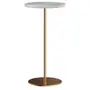 MESA LATERAL REDONDA 30 CM STON - COBRE/BRANCO - Foto 1