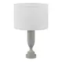LUMINÁRIA MESA PILASTRE  C/CÚPULA H - CINZA/BRANCO - Foto 1