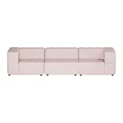 SOFÁ 3 LUGARES COM 2 CANTOS SOFO - MIXY QUARTZO ROSA - Foto 1
