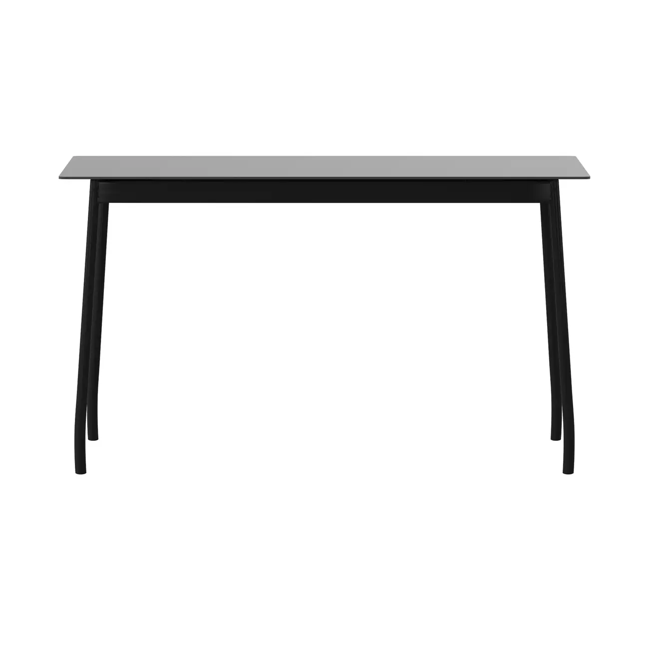 STILT MESA 1,30 M X 55 CM - PRETO/PRETO - Foto 1