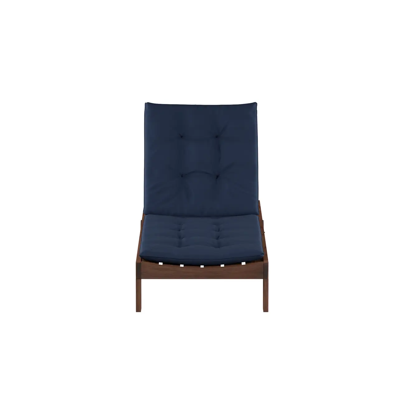 CHAISE LONGUE C/ ALMOFADA LEME - TAMARINDO/AZUL ESCURO - Foto 1