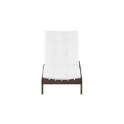 CHAISE LONGUE C/ ALMOFADA LEME - TAMARINDO/BRANCO - Foto 1