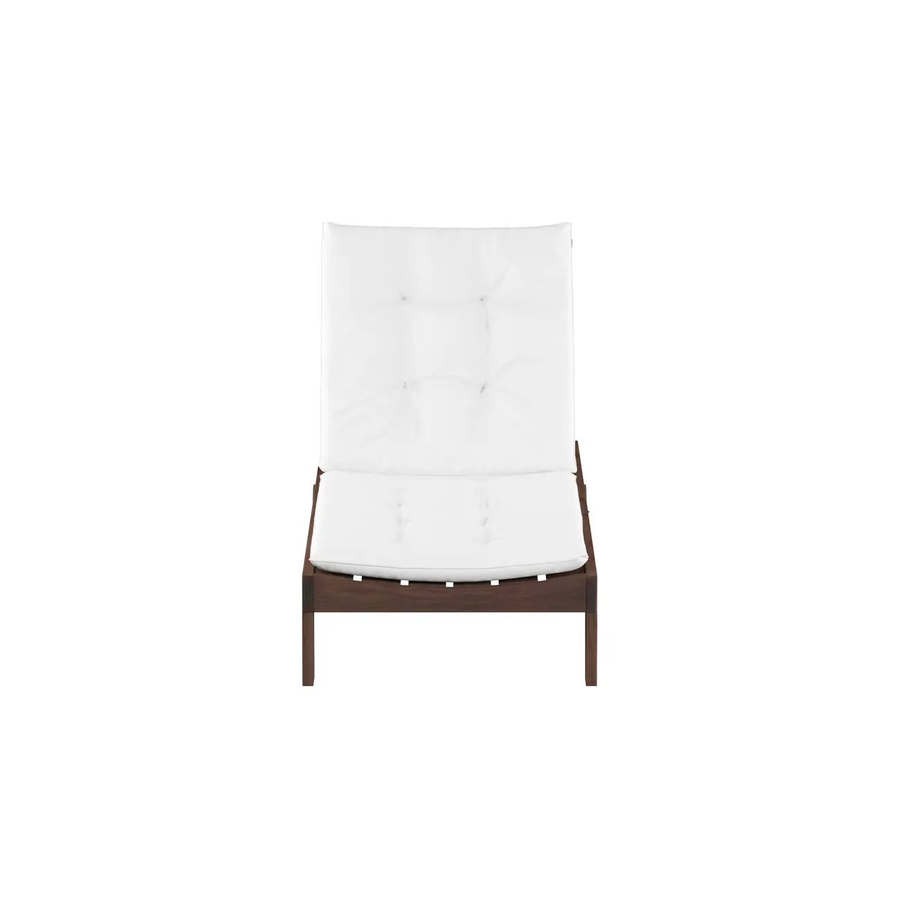 CHAISE LONGUE C/ ALMOFADA LEME - TAMARINDO/BRANCO - Foto 1