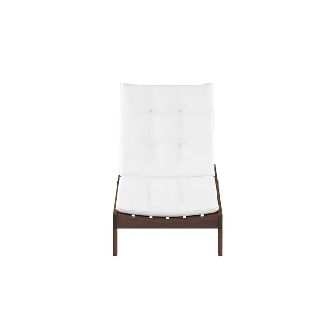 CHAISE LONGUE C/ ALMOFADA LEME - TAMARINDO/BRANCO - Foto 1