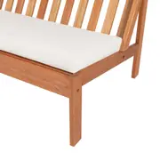 SOFÁ 2 LUGARES COM ALMOFADA LIPTO - EUCALIPTO/BRANCO - Foto 6