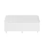 CAMA BOX DE CASAL C/GAVETA MIDDY - BRANCO/BRANCO - Foto 3