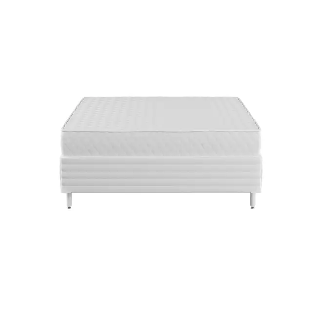 CAMA BOX DE CASAL 138 C/ GAVETA MAX DOSS - BRANCO/BRANCO - Foto 1