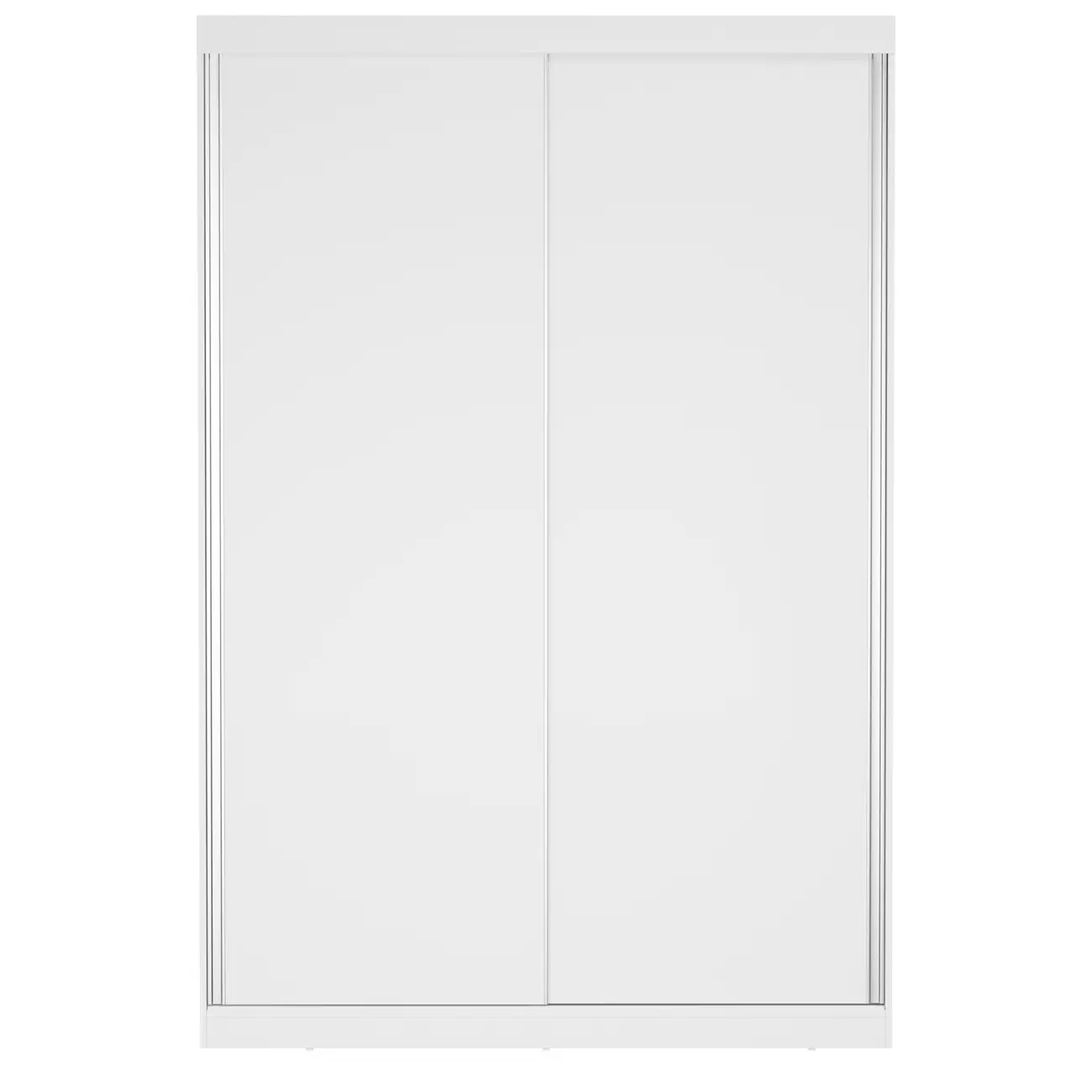 GUARDA-ROUPA 2 PORTAS DE CORRER SLIDES - BRANCO/BRANCO - Foto 1