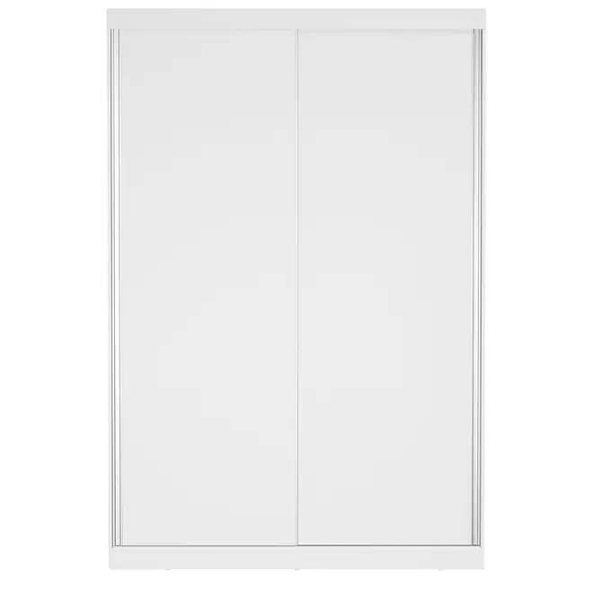 GUARDA-ROUPA 2 PORTAS DE CORRER SLIDES - BRANCO/BRANCO - Foto 1