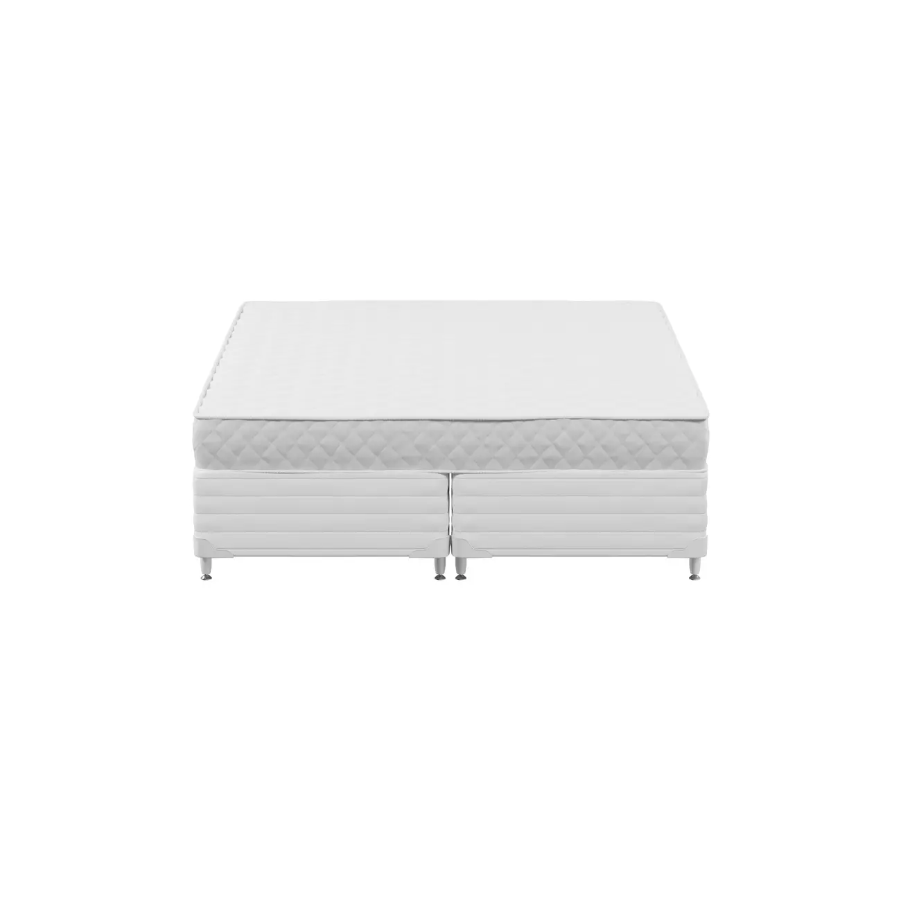 CAMA BOX QUEEN 158 MAX DOSS - BRANCO/BRANCO - Foto 4