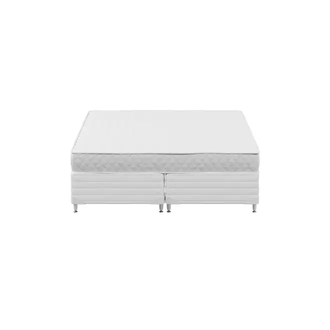 CAMA BOX QUEEN 158 MAX DOSS - BRANCO/BRANCO - Foto 4