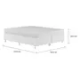CAMA BOX QUEEN 158 MAX DOSS - BRANCO/BRANCO - Foto 6