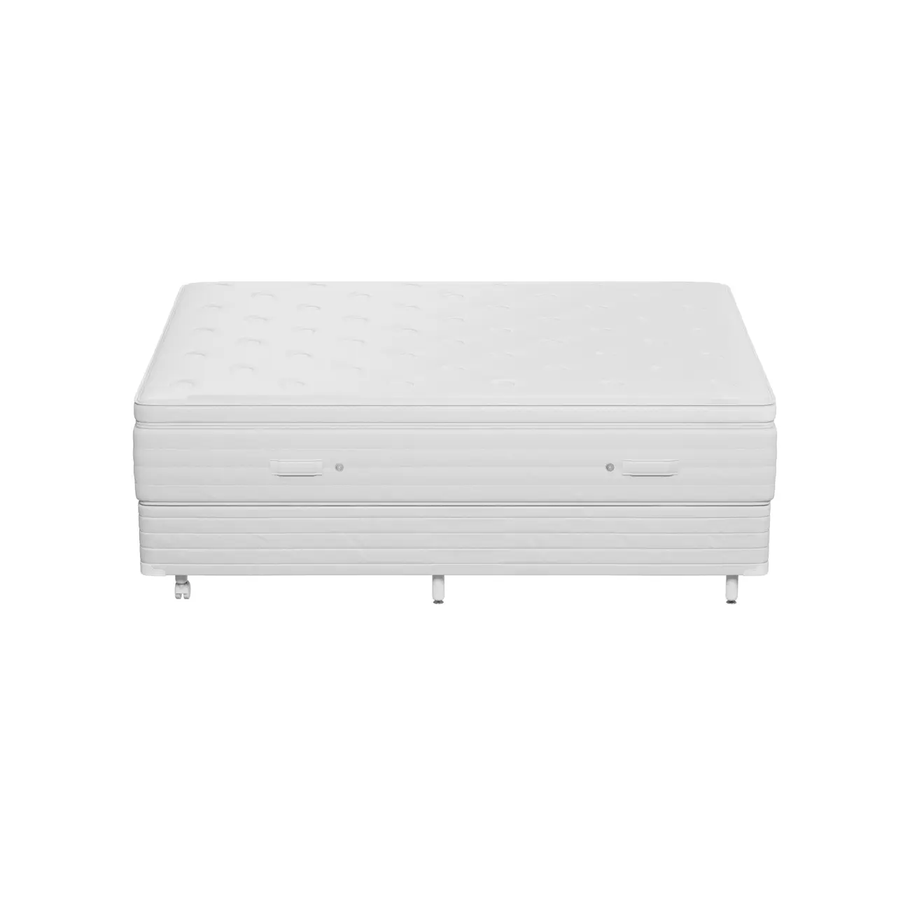 CAMA BOX QUEEN PREMIUM - BRANCO/BRANCO - Foto 3