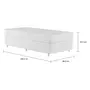 CAMA BOX DE SOLTEIRO 88 COM BAÚ MAX DOSS - BRANCO/BRANCO - Foto 7
