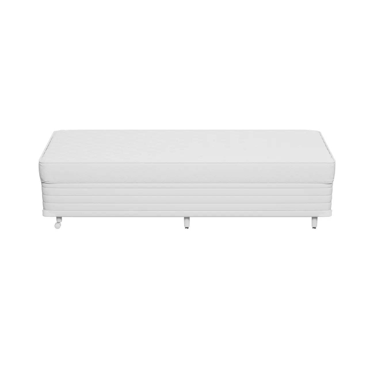 CAMA BOX DE SOLTEIRO 88 MAX DOSS - BRANCO/BRANCO - Foto 1