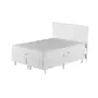 CAMA DE CASAL/QUEEN REGENCE PREMIUM - BRANCO PROVENCE/BRANCO - Foto 1