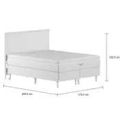 CAMA DE CASAL/QUEEN REGENCE PREMIUM - BRANCO PROVENCE/BRANCO - Foto 2