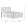 CAMA DE CASAL/QUEEN REGENCE PREMIUM - BRANCO PROVENCE/BRANCO - Foto 2