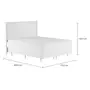 CAMA DE CASAL/QUEEN REGENCE MIDDY - BRANCO PROVENCE/BRANCO - Foto 5