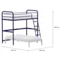 SIST. QUARTO. INT. C/CAMA INF. NEW LINK - MIRTILO ELÉTRICO/BRANCO - Foto 2