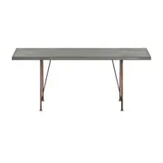 ARAMIS BETON MESA 1,83 M X 90 CM - COBRE/KONKRET - Foto 1