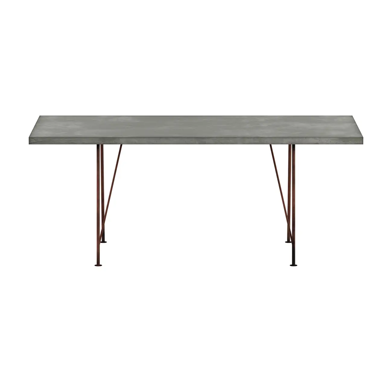 ARAMIS BETON MESA 1,83 M X 90 CM - COBRE/KONKRET - Foto 1