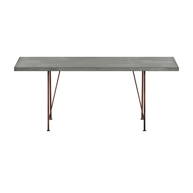 ARAMIS BETON MESA 1,83 M X 90 CM - COBRE/KONKRET - Foto 1