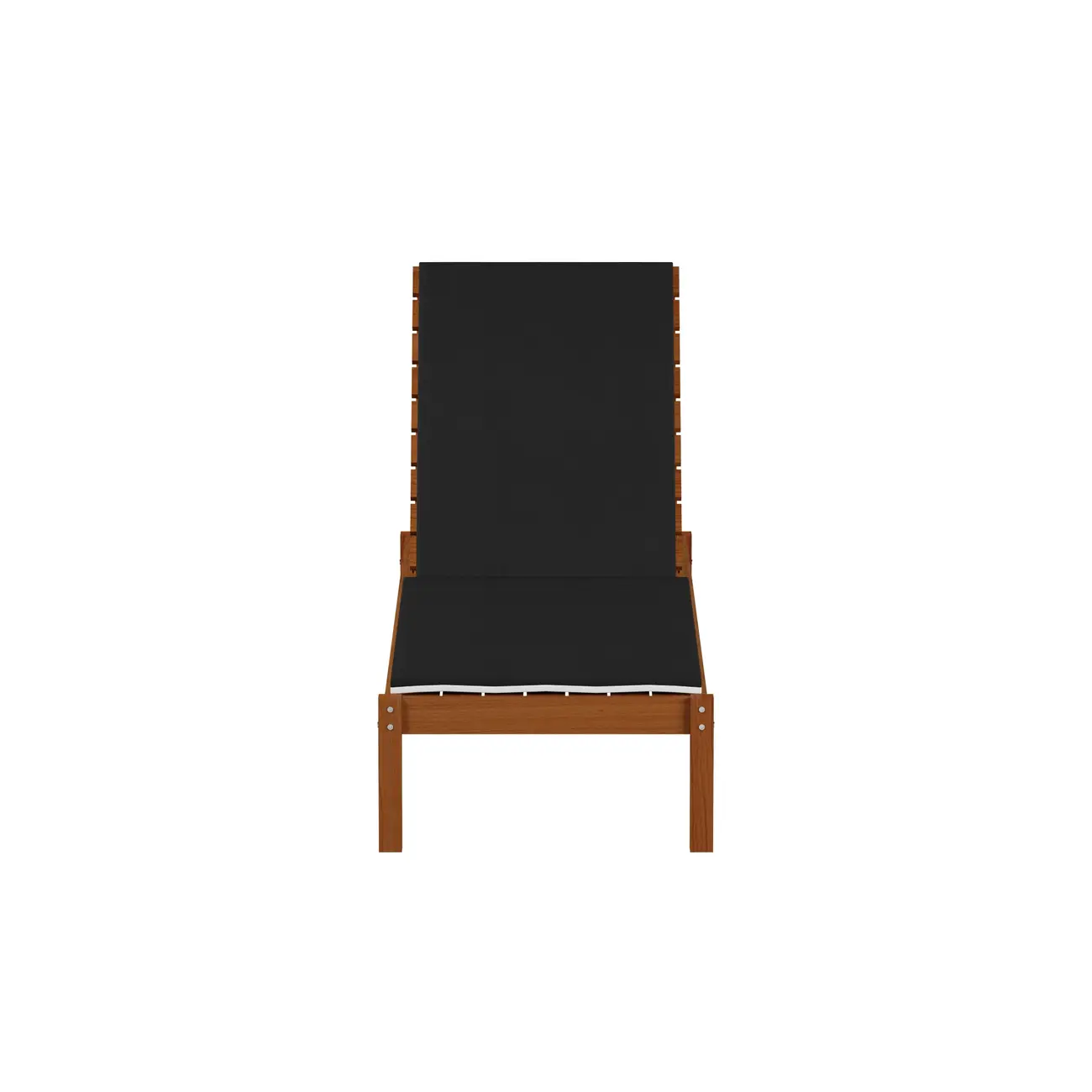 CHAISE LONGUE COM ALMOFADA VEREDA - EUCALIPTO/PRETO - Foto 1