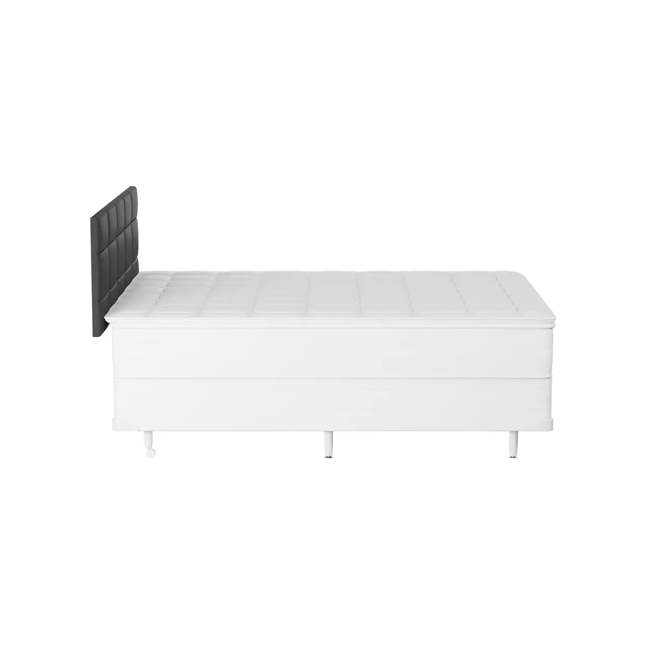 CAMA QUEEN RESTING MIDDY - KONKRET/BRANCO - Foto 4