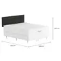 CAMA DE CASAL/QUEEN PREMIUM RESTING - KONKRET/BRANCO - Foto 5