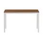 MESA 1,30 M X 75 CM TAMPO MADEIRA METRIC - FREIJÓ/BRANCO - Foto 1