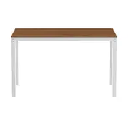 MESA 1,30 M X 75 CM TAMPO MADEIRA METRIC - FREIJÓ/BRANCO - Foto 1