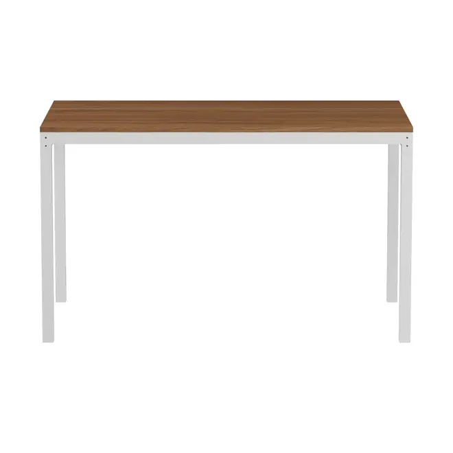 MESA 1,30 M X 75 CM TAMPO MADEIRA METRIC - FREIJÓ/BRANCO - Foto 1