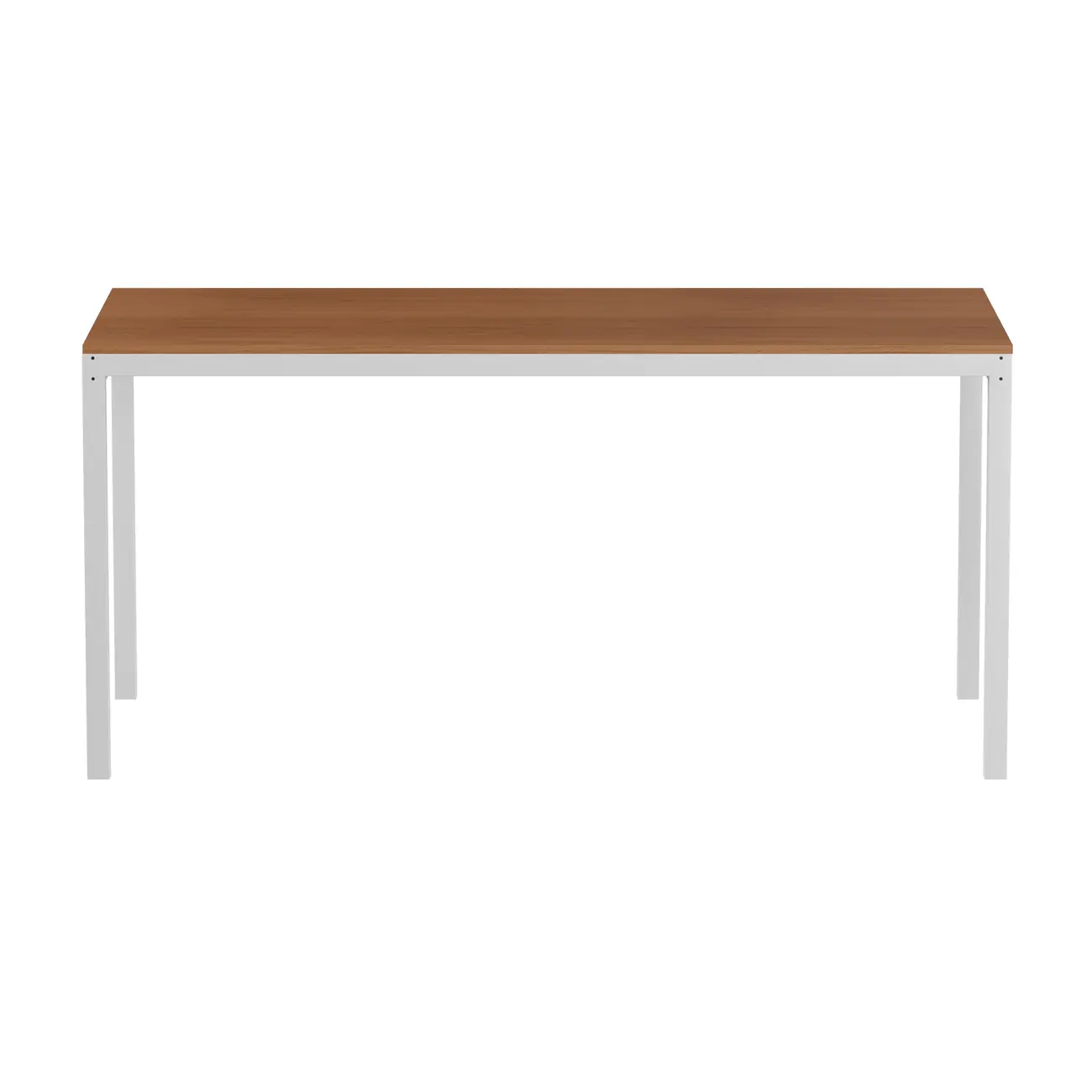 MESA 1,60 M X 75 CM TAMPO MADEIRA METRIC - BRANCO/FREIJÓ - Foto 1