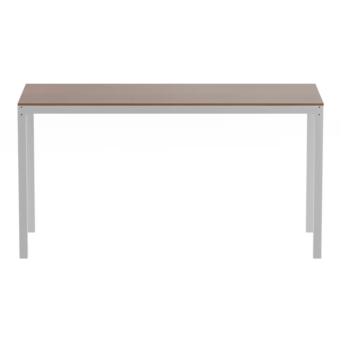 MESA 1,45 M X 60 CM TAMPO MADEIRA METRIC - BRANCO/FREIJÓ - Foto 1