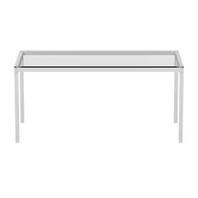 MESA 1,60 M X 75 CM TAMPO VIDRO METRIC