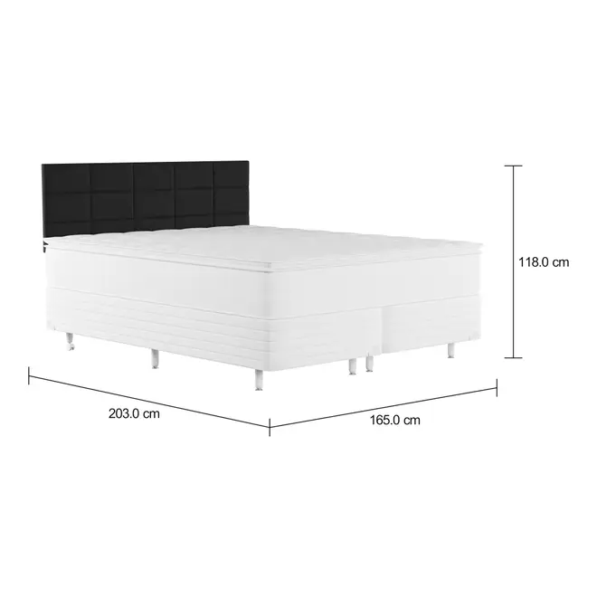 CAMA QUEEN RESTING MIDDY - CORSIN PRETO - Foto 5
