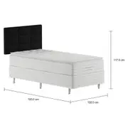 CAMA DE SOLTEIRO RESTING MIDDY - KONKRET - Foto 5