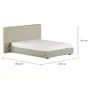 CAMA QUEEN 1,58 M C/ CABECEIRA SOX - BEGE - Foto 5