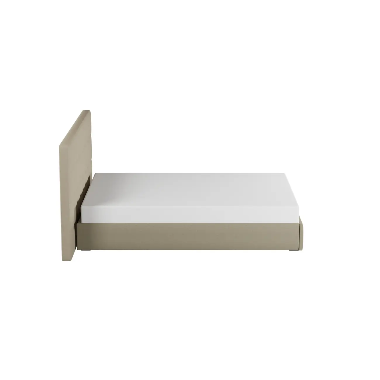 CAMA QUEEN 1,58 M C/ CABECEIRA SOX - BEGE - Foto 4