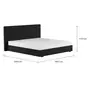 CAMA KING 1,93 M C/ CABECEIRA SOX - KONKRET - Foto 5
