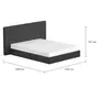 CAMA QUEEN 1,58 M C/ CABECEIRA SOX - KONKRET - Foto 5