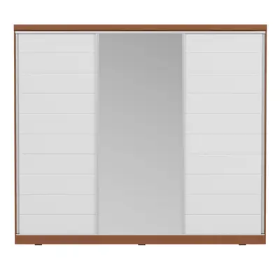 GUARDA-ROUPAS C/ 1 PORTA ESPELHADA FRIZ