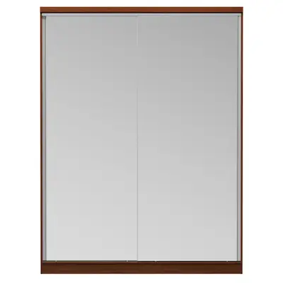 GUARDA-ROUPAS 2 PORTAS C/ESPELHO FRIZ
